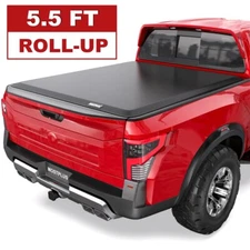 5.5FT Soft Roll-Up Truck Tonneau Cover For 2004-2015 Nissan Titan Short Bed
