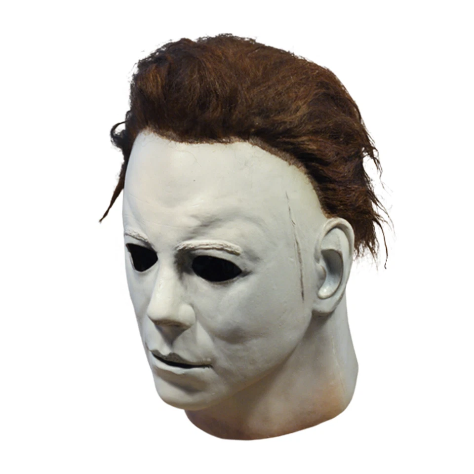 Máscara fantasia látex completa Halloween John Carpenter 1978 masculina adulta Michael Myers - Imagem 2 de 3