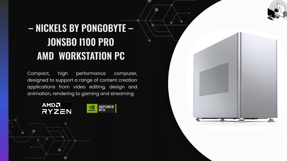 Video Editing Rtx3070pc Nickels Jonsbo I100 Pro AMD Ryzen 7700X