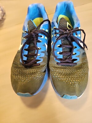 Nike Zoomシリーズ スニーカー ブラック/ブルー/グリーン Nike Zoom Structure 20 Mens Black Blue Green 849576-004 Running