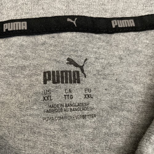 PUMA Mens Gray Heather Essentials Jersey Stretch Performance Golf Polo Shirt 2XL - Picture 3 of 5
