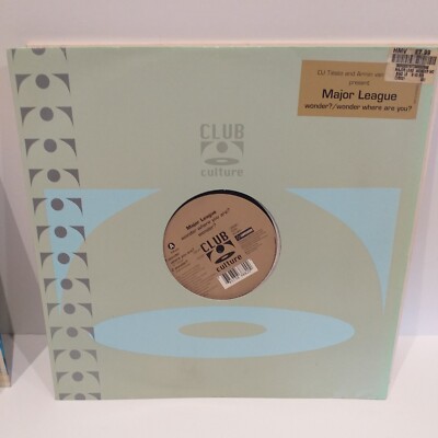 major league - wonder(where you are) 12'' vinyl