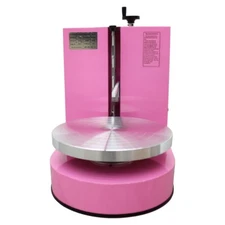 TECHTONGDA Pink Cake Cream Spreading Coating Smearing Machine 6-14 inch 110V