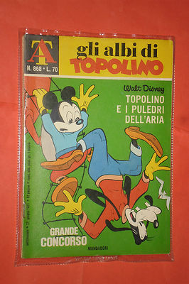 ALBI DELLA ROSA - THEN MOUSE albums - No. 868 - Disney mondadori year 1971 - home