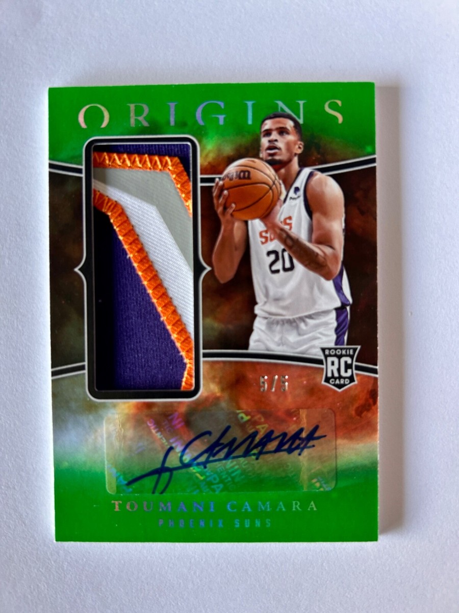 2023-24 Origins Toumani Camara Rookie Patch Autograph SSP #5/5 RPA 