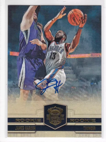 2010 James Harden 312/649 Auto Panini Court Kings Rookie RC Autographs