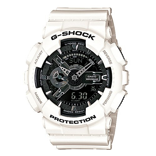 Casio] G-SHOCK Black*White Series Watch GA-110GW-7ADR White