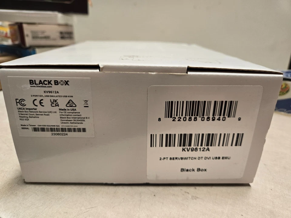 BLACK BOX KV9612A DESKTOP KVM SWITCH NOB - Image 2 of 4