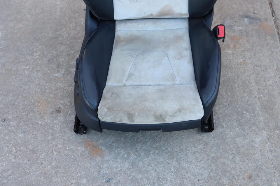 AUDI S5 2008-2013 ASIENTO DEL LADO DEL PASAJERO DELANTERO DERECHO TELA Y CUERO MONTAJE OEM Foto 3 de 4