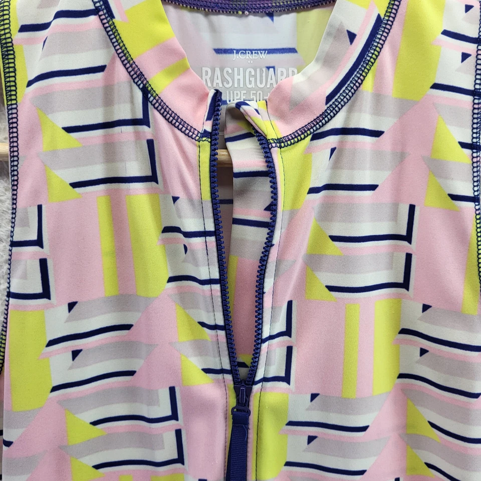 Blusa de natação feminina J Crew sem mangas 1/4 zíper proteção contra erupções cutâneas pequena FPS 50+ - Imagem 3 de 4