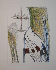 ROW TOAST - DRY TIP ENGRAVING NUMBERED AND SIGNED GRAPHIC 