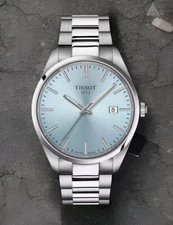 Tissot PR 100 Quartz 40mm Ice Blue Dial Men's Watch T150.410.11.351.00