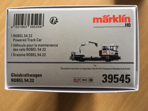 MS-TOYS ! MÄRKLIN H0 Gleiskraftwagen ROBEL SERSA 39545