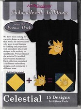 Anita Goodesign Embroidered Additions Celestial Embroidery Machine Design 2014