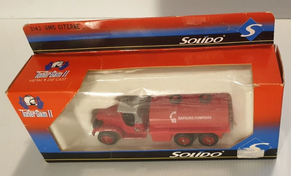 SOLIDO 3143 GMC CITERNE Toner Gam II GMC Fire Tanker 1/50 Scale Diecast Truck. - Image 2 of 4