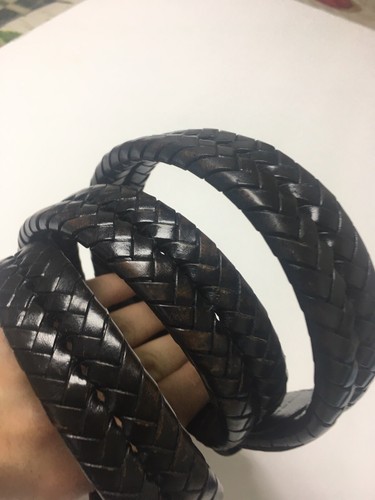 Brooks Brothers Braided Belt Black Size 38 | eBay