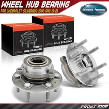 2x Front Wheel Bearing Hub Assy for Chevy Tahoe Silverado GMC Sierra Yukon 4WD
