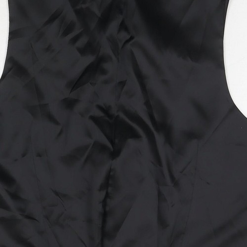 Marks and Spencer Mens Black Polyester Jacket Suit Waistcoat Size 42 Regular - Picture 4 of 10