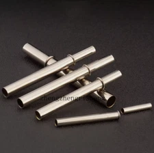 5Pcs Copper Ferrule Chrome Rod Connect Tube Rod Building Component Repair DIY