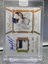 2020 Panini Flawless /10 YORDAN ALVAREZ RPA Auto with Batting Glove Rookie RC