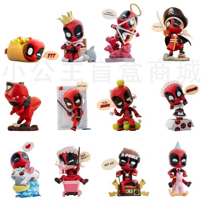Echte POPMART Marvel Deadpool Serie Bestätigte Figur Neues Spielzeug Blind Box 