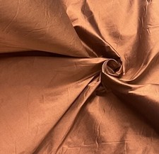 Rust Black Iridescent 100 Silk Dupioni Fabric 54 Wide Sold By Yard
