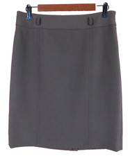 SK10477- NWT ANN TAYLOR LOFT Women Pencil Straight Skirt Dark Brown Size 6
