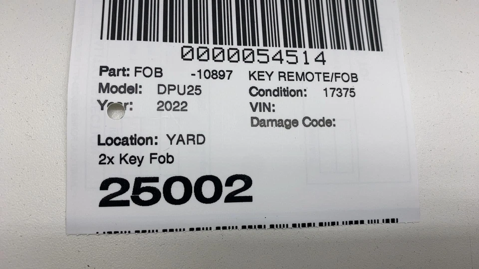 2019 2020 2021 2022 Ram 2500 3500 Smart Key Entry Remote FOB OEM x2 Foto 2 de 4