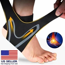 Sport Ankle Support Compression Plantar Fasciitis Sleeve Foot Wrap Strap Brace