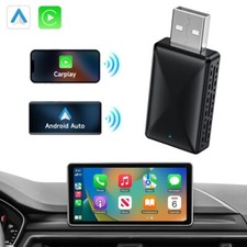 2 IN 1 Android Auto Wireless Adapter Wireless CarPlay Adapter Plug Play Radio