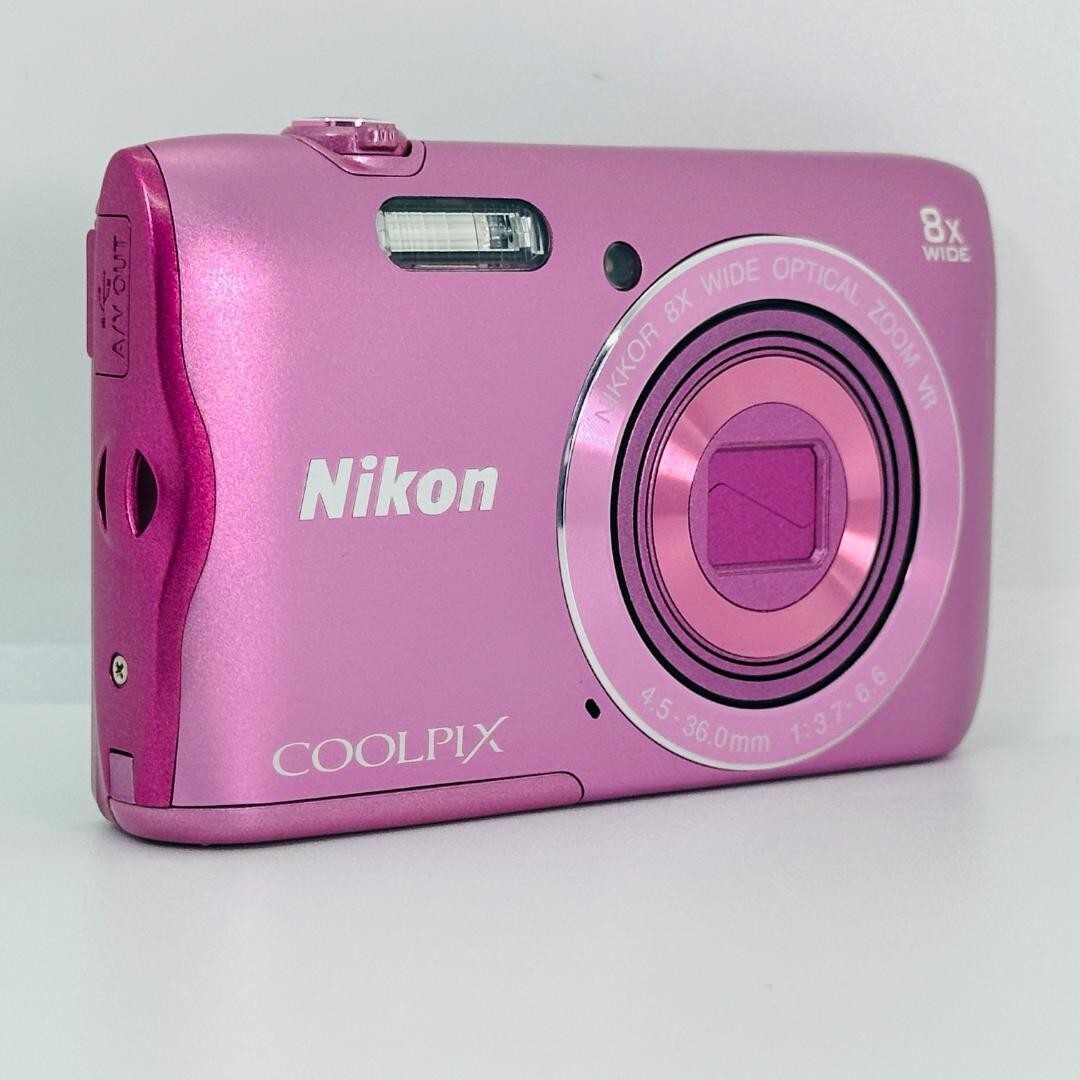 実写美⭕️訳アリ【セット】Nikon COOLPIX A300 ピンク Nikon Coolpix A300 Pink Excellent++ Compact Digital Camera