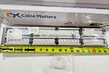 Cable Matters 2U Networking Rackmount 48 port Cat6 Patch Panel 110 Type NWB