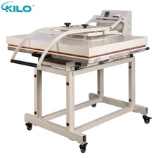 Kilo No Plug 32'' x 40'' Large Format Manual Heat Press Machine 220V 8000W