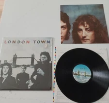 Wings LP - Paul McCartney - London Town - Capitol SW-11777 yr 1978 - POSTER