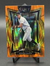 2025 Panini Select - Concourse Konnor Griffin #78 Orange Flash Prizm (RC)