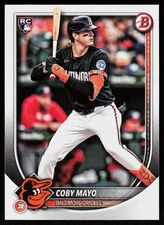 2025 Bowman Coby Mayo #37 BASEBALL CARD Rookie Baltimore Orioles RC