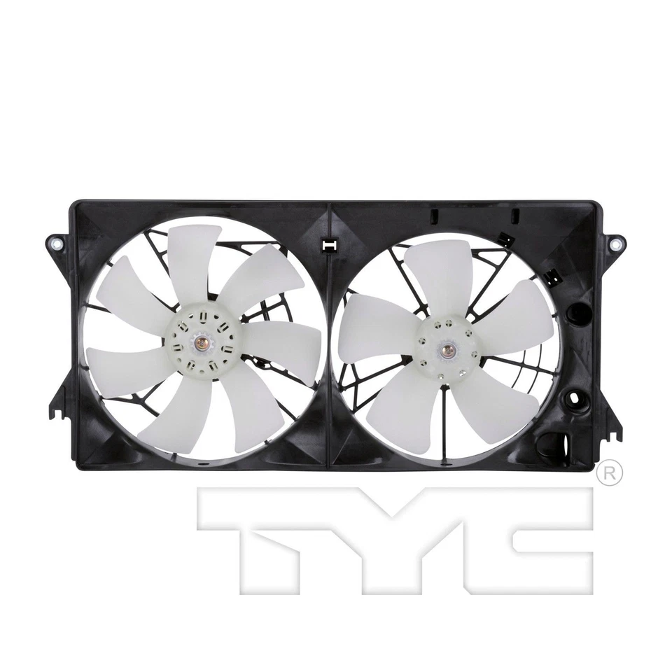 Conjunto de ventilador condensador y radiador doble TYC 621350 para 00-05 Celica MR2 Spyder Foto 4 de 4