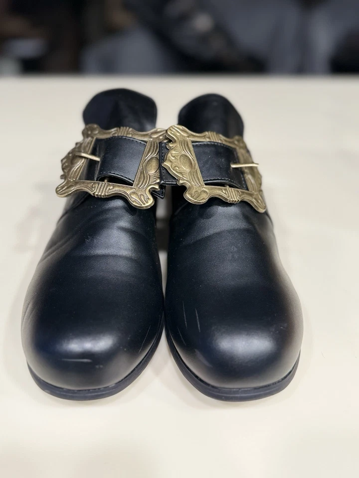 Sapatos fantasia colonial/pirata adulto | M 10-11 - Imagem 4 de 4