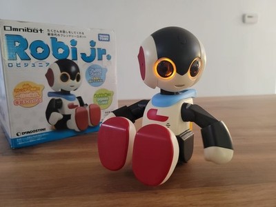 海猿('04フジテレビジョン/ROBOT/ポニーキャニオン/東宝) TAKARA TOMY Robi Junior Jr Omnibot Talking Robot Japan Used