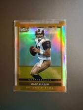 2003 Topps Draft Picks & Prospects #60 Marc Bulger Chrome Gold Refractors