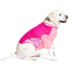PlayaPup Dog Sun Shirt, UPF 50+, Cereza, X-Large, USA Made
