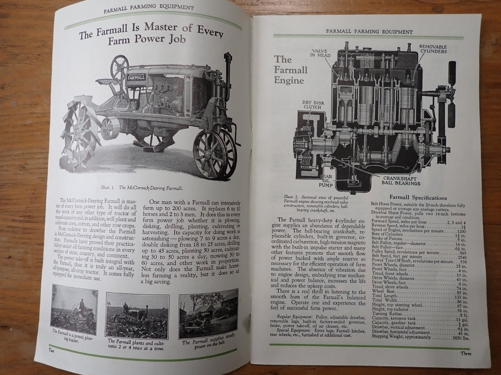 Vintage McCormick-Deering Farmall  & Equipment Sales Brochure  A-260-S