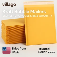 ANY SIZE KRAFT  BUBBLE MAILERS SHIPPING MAILING PADDED BAGS ENVELOPES SELF SEAL