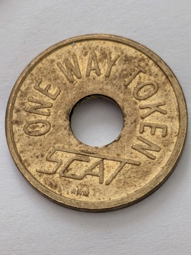 1977 SCAT Ventura, CA Transit Bus Token - California See Special Fare - Picture 2 of 2