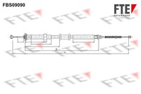 Fte Bremsseil Seilzug Feststellbremse 9250306 FüR Lancia Ypsilon Cng 312 YXG1A