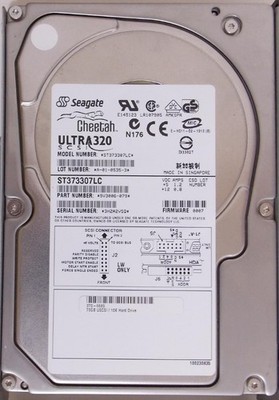 SUN Seagate Cheetah 73GB U320 SCSI 3,5'' 10K 8MB ST373307LC 3900106-05 9V3006-074