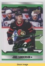 2024-25 Upper Deck MVP Green Script Jake Sanderson #146 READ y1s