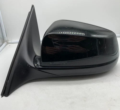 2012-2013 BMW 528i Driver Side View Power Door Mirror Black OEM B01B20096