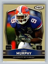 Louis Murphy 2009 SAGE Hit #71 GLOSSY Football NCAA Card RC Rookie Florida. rookie card picture