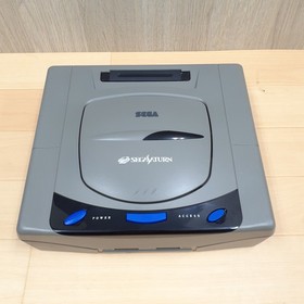Sega Saturn Console Japan Gray Bundle With 2 Controllers & 5 Games VF S.Rally